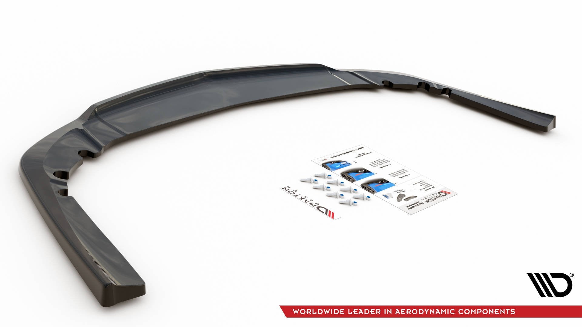 Mittlerer Diffusor Heck Ansatz DTM Look für Opel Insignia Mk. 1 OPC Facelift schwarz matt