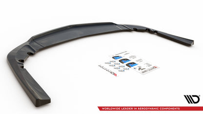 Mittlerer Diffusor Heck Ansatz DTM Look für Opel Insignia Mk. 1 OPC Facelift schwarz matt