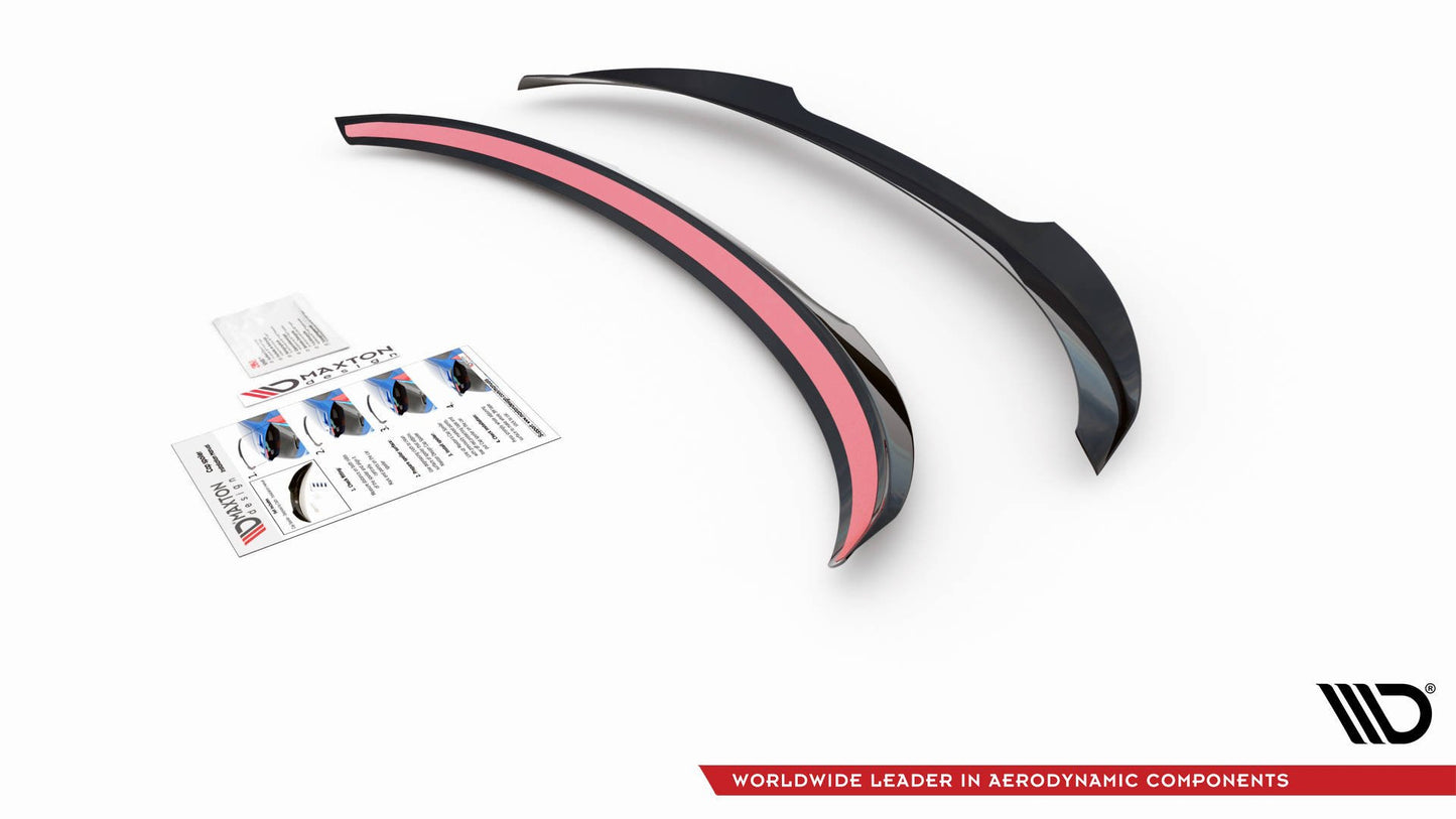 Spoiler CAP für Ford Focus ST-Line Kombi Mk4 schwarz matt
