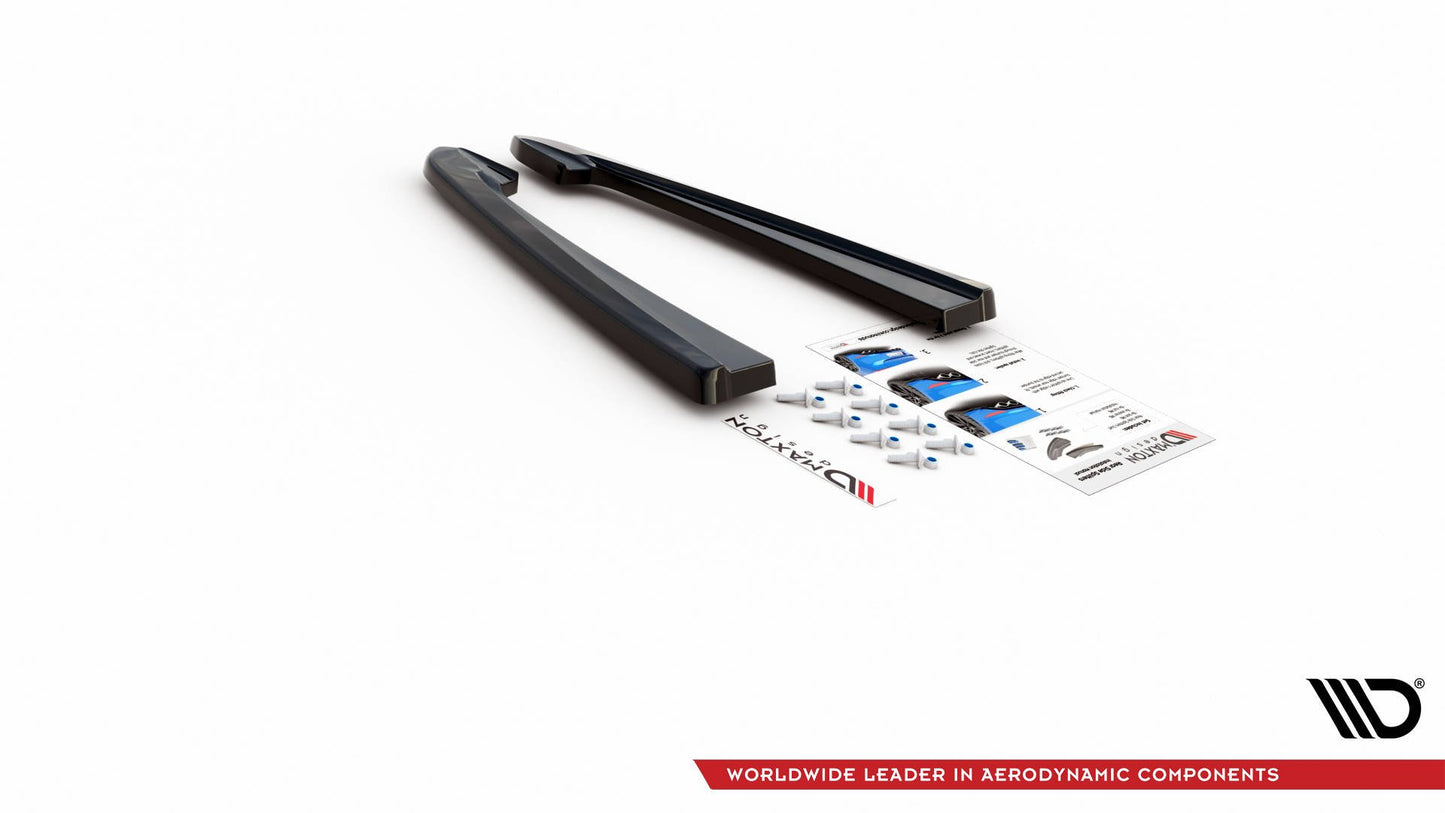 Heck Ansatz Flaps Diffusor V.2 für Audi RS6 C7 schwarz matt