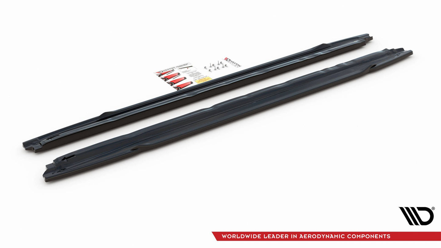 Seitenschweller Ansatz für Audi S3 / A3 S-Line 8Y Carbon Look