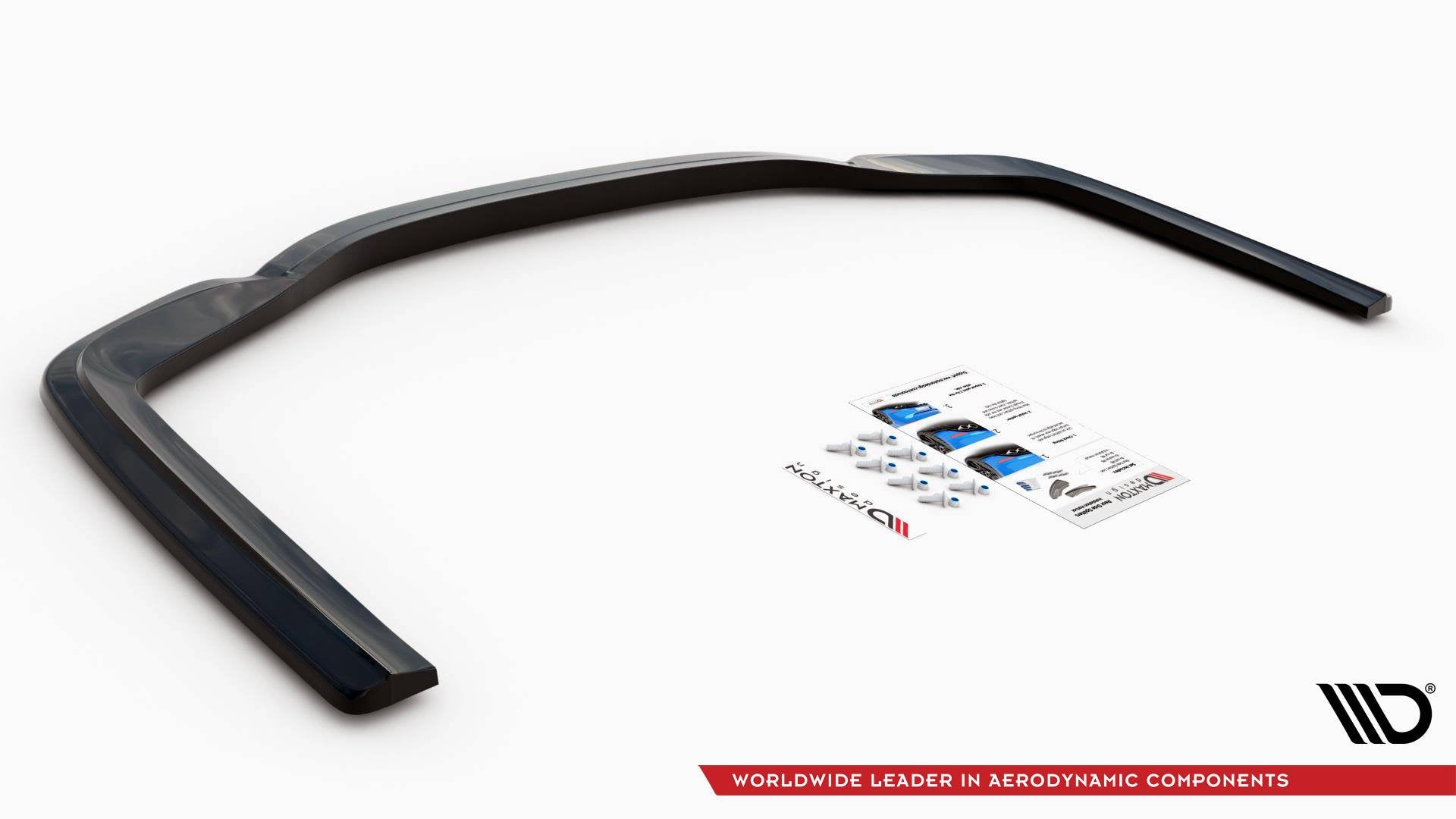 Mittlerer Diffusor Heck Ansatz für BMW 7 M-Paket G11 Carbon Look