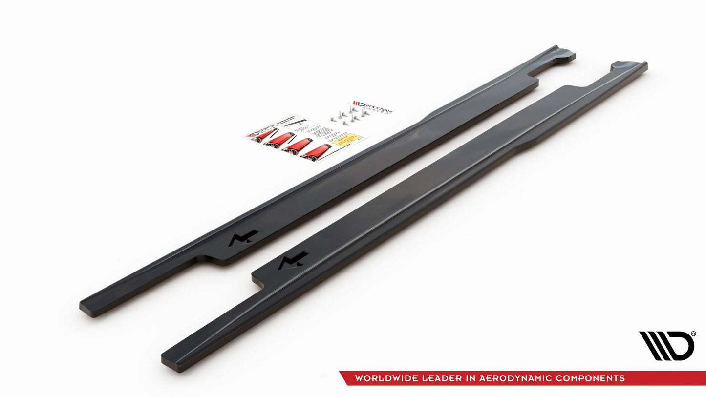Seitenschweller Ansatz für V.2 für Honda Accord Mk7 Type-S schwarz matt