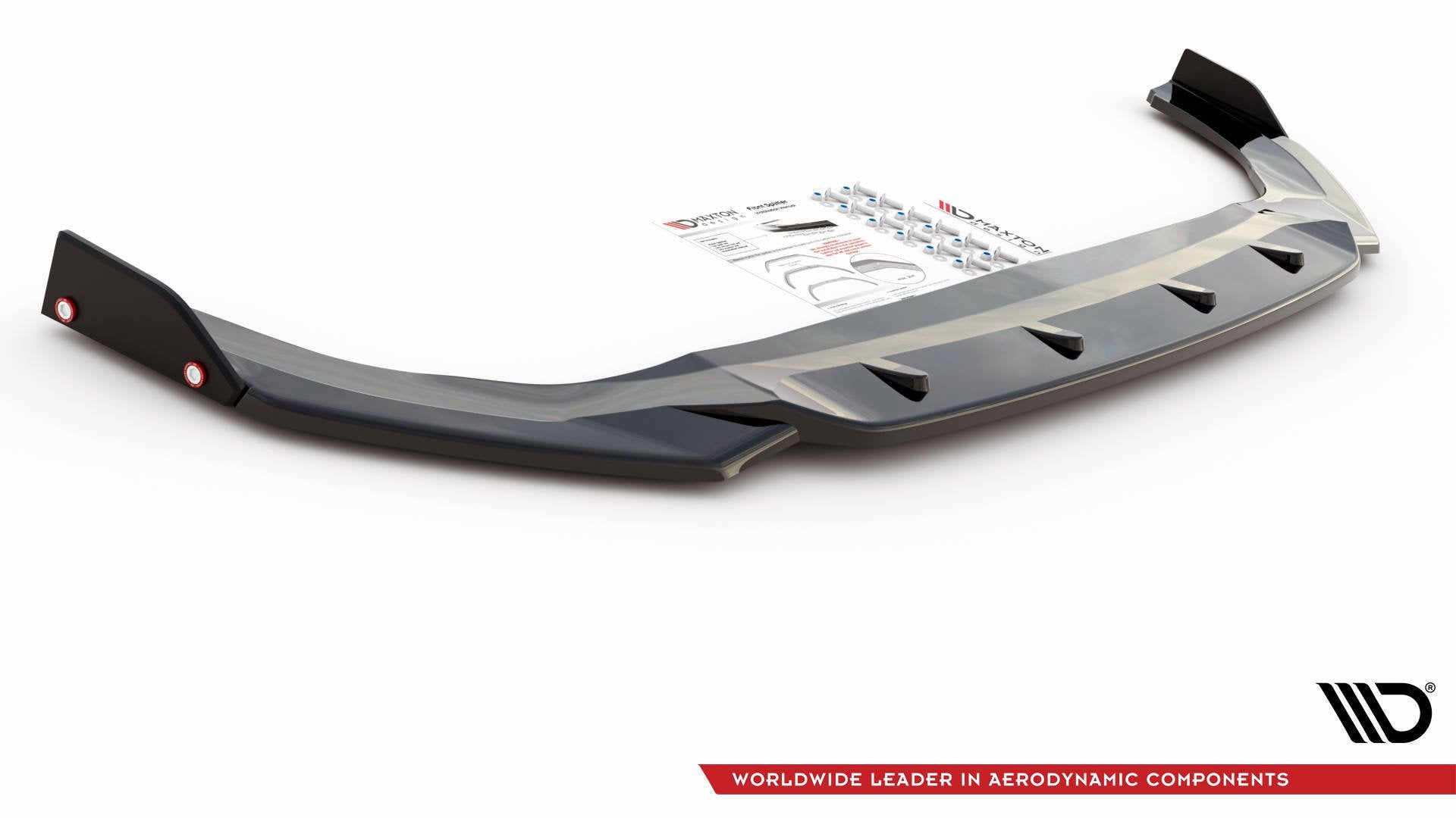 Front Ansatz +Flaps für V.2 Volkswagen Golf 8 GTI