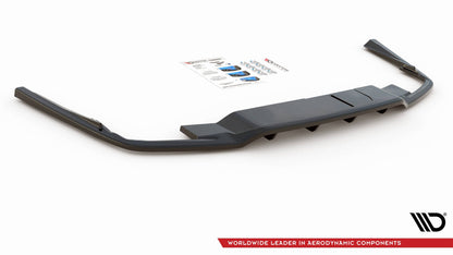 Mittlerer Diffusor Heck Ansatz DTM Look für Volvo S60/V60 R-Design Mk3 Carbon Look
