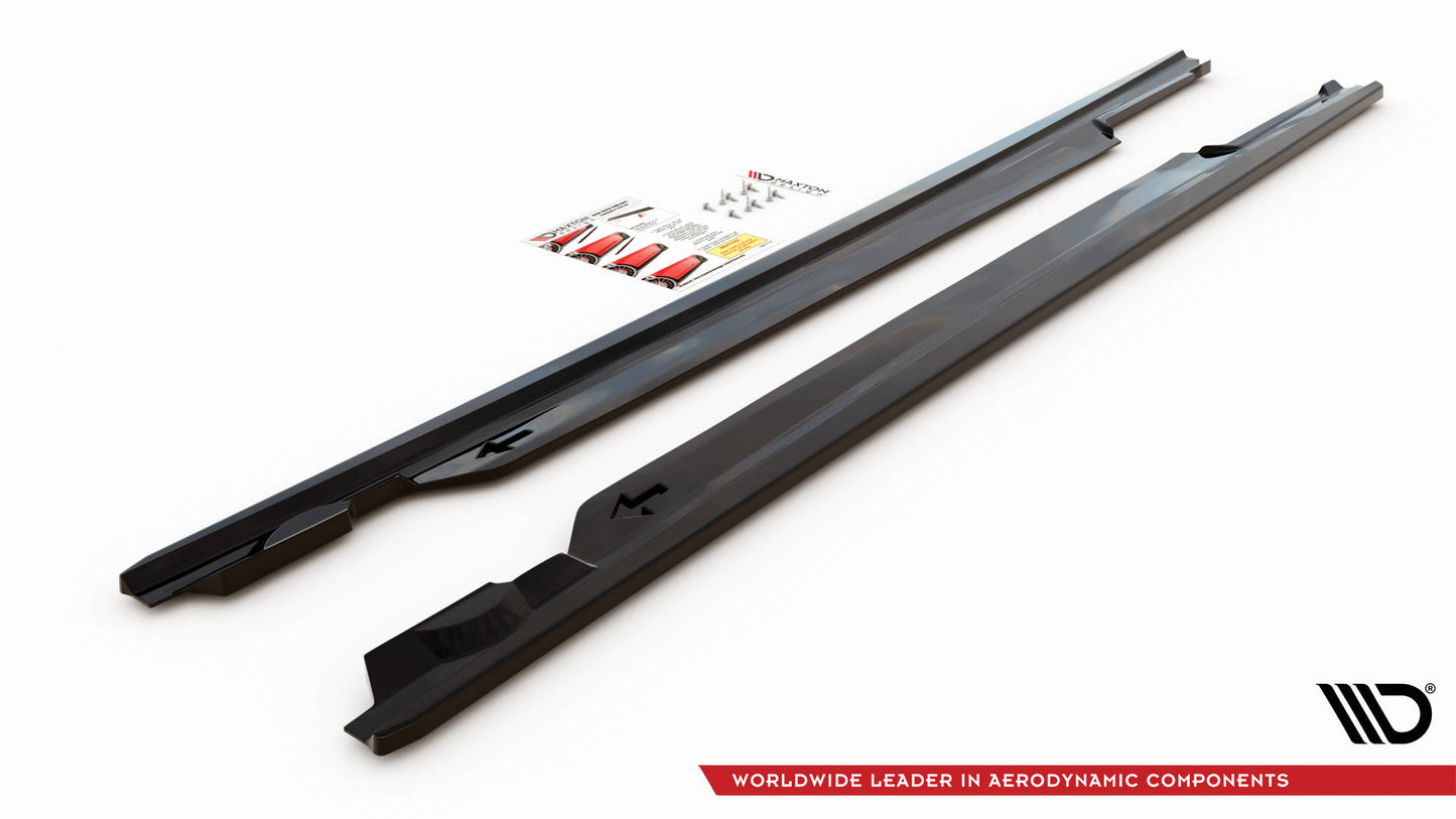Seitenschweller Ansatz für Volkswagen Passat B8 Facelift Carbon Look