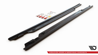 Seitenschweller Ansatz für Volkswagen Passat B8 Facelift Carbon Look