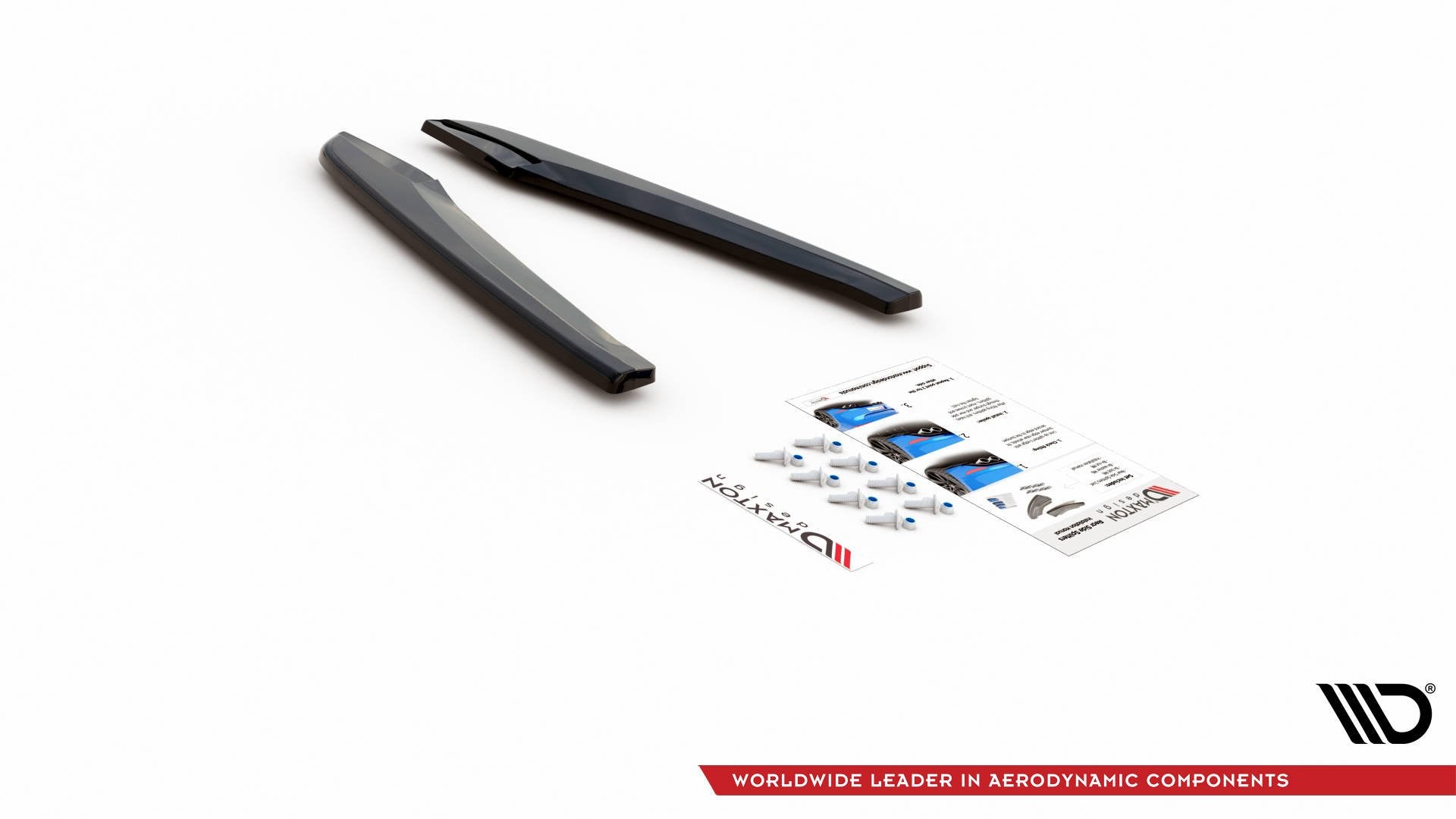 Heck Ansatz Flaps Diffusor V.2 für Seat Leon Cupra Mk3 FL Sportstourer schwarz matt