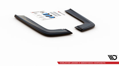 Heck Ansatz Flaps Diffusor V.2 für Mercedes-Benz V-Klasse AMG-Line W447 Facelift schwarz matt