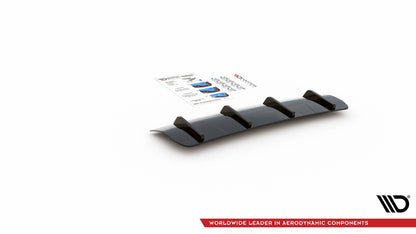 Diffusor Heck Ansatz für Volvo V70 Mk3 Carbon Look