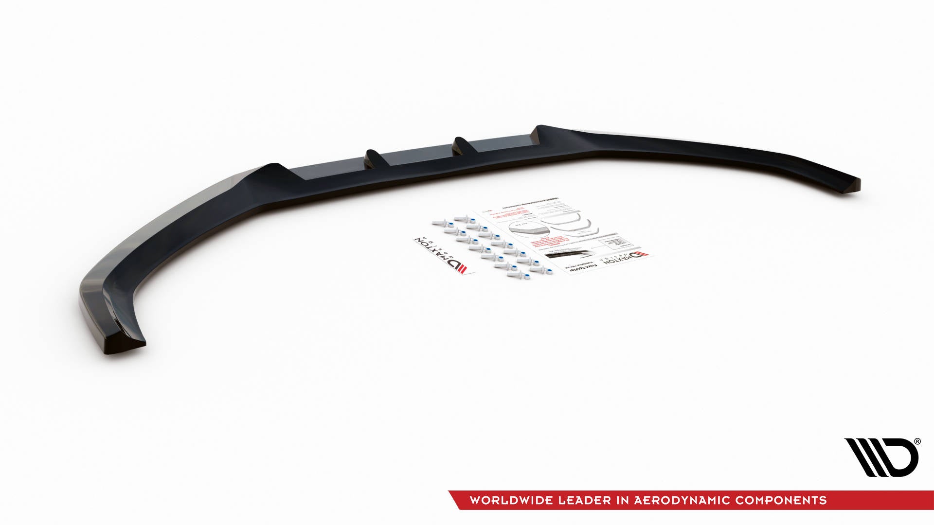 Front Ansatz V.1 für Audi A4 B9 schwarz Hochglanz