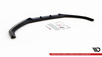 Front Ansatz V.1 für Audi A4 B9 schwarz Hochglanz