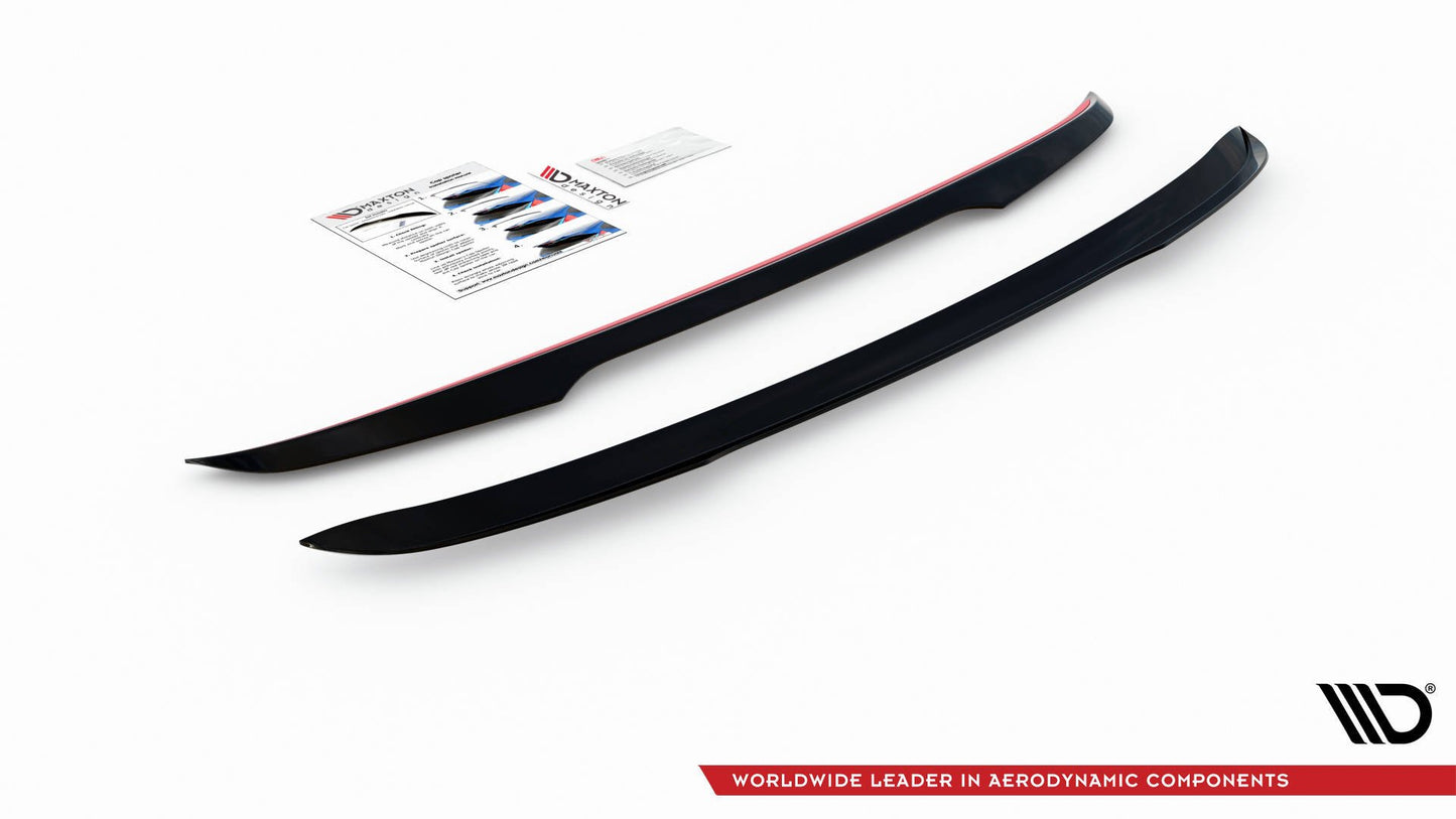 Spoiler CAP für Ford Escape Mk3 schwarz matt
