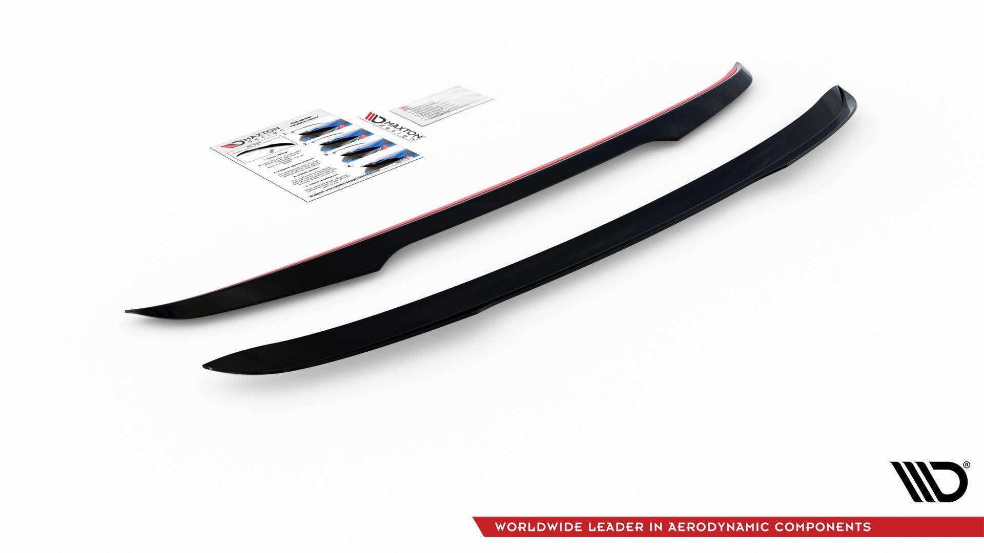 Spoiler CAP für Ford Escape Mk3 schwarz Hochglanz