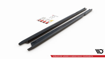 Seitenschweller Ansatz für Skoda Fabia Mk3 Carbon Look