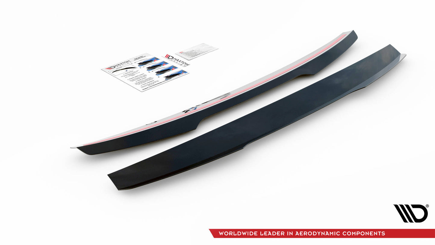 Spoiler CAP für Volkswagen Caddy Mk5 schwarz matt