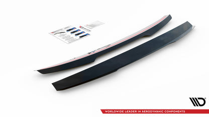 Spoiler CAP für Volkswagen Caddy Mk5 schwarz matt