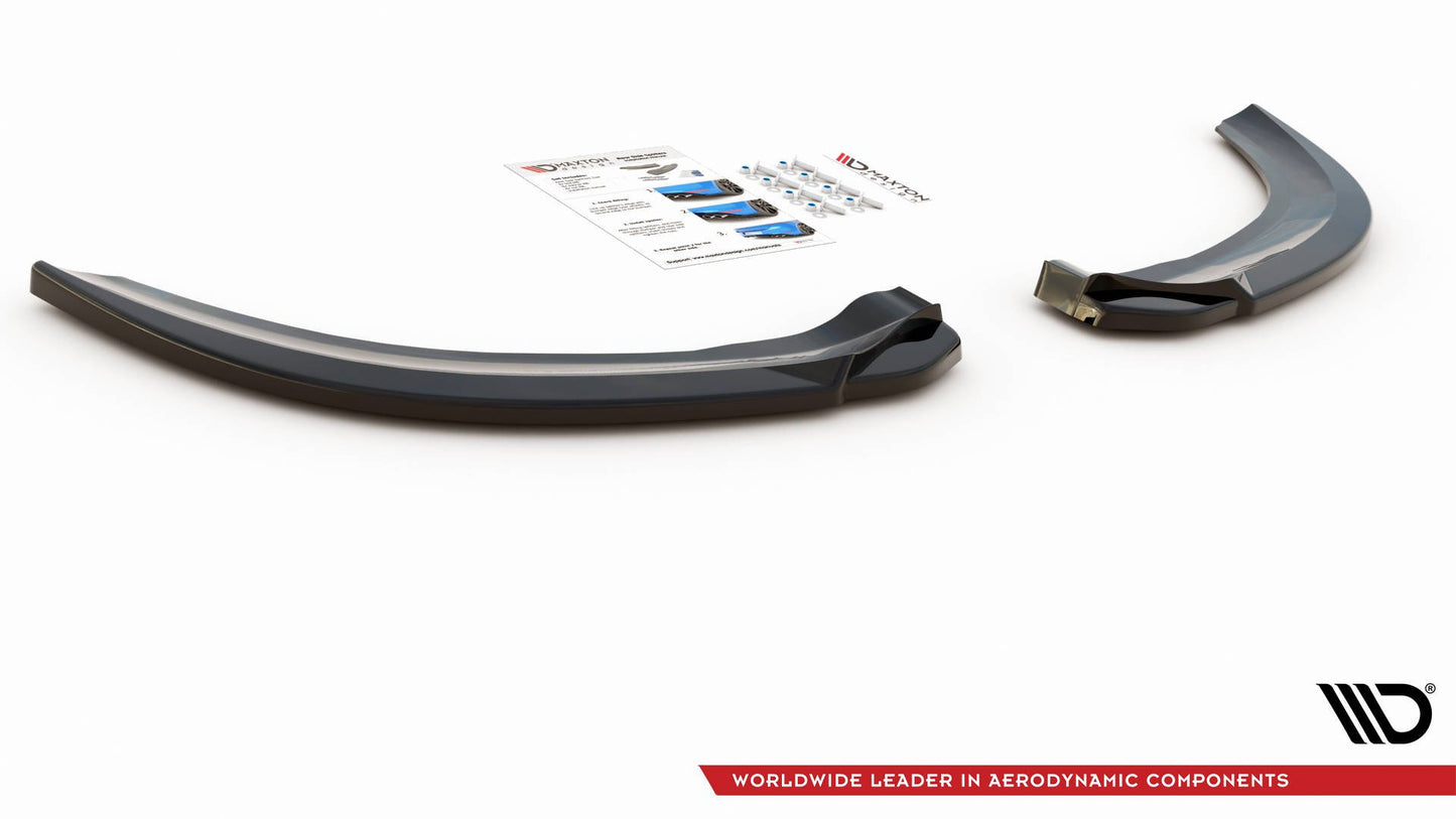 Heck Ansatz Flaps Diffusor V.2 für Ford Focus ST Mk3 Facelift schwarz Hochglanz