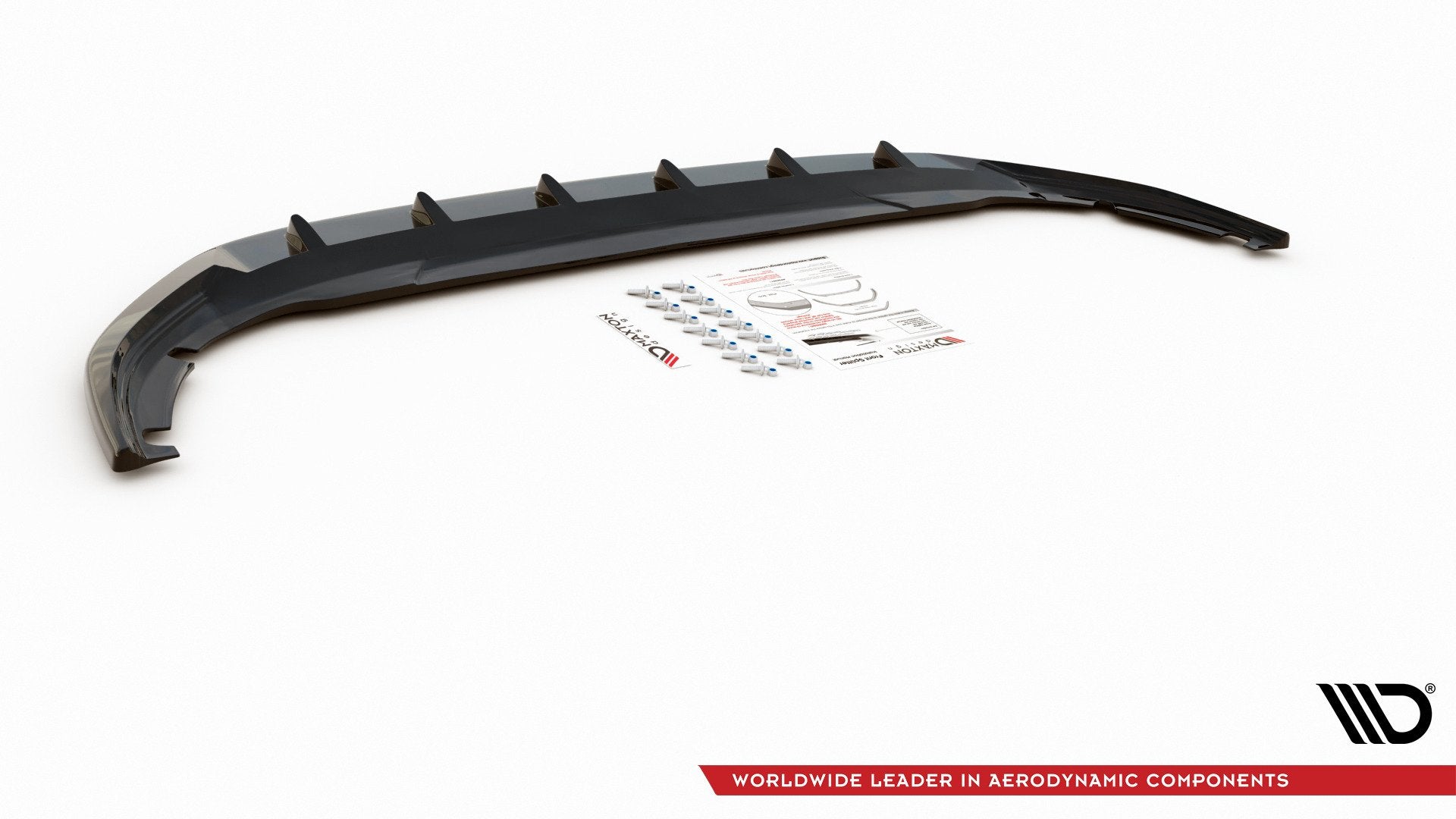 Front Ansatz V.1 für VW Golf 8  schwarz Hochglanz