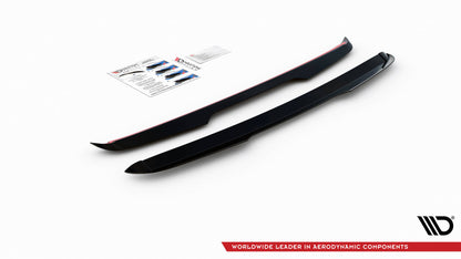 Spoiler CAP für Toyota RAV4 Mk5 schwarz matt