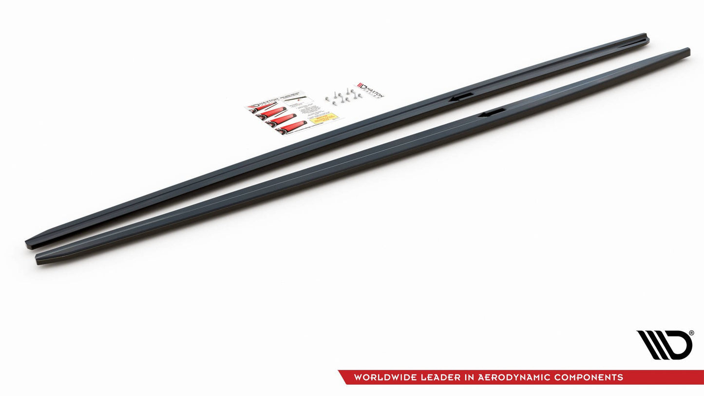 Seitenschweller Ansatz für V.2 für BMW 5er F10/F11 M-Paket Carbon Look