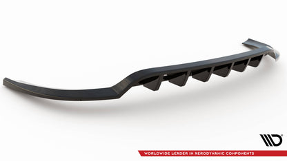 Mittlerer Diffusor Heck Ansatz DTM Look für Hyundai ix35 Mk1 schwarz matt