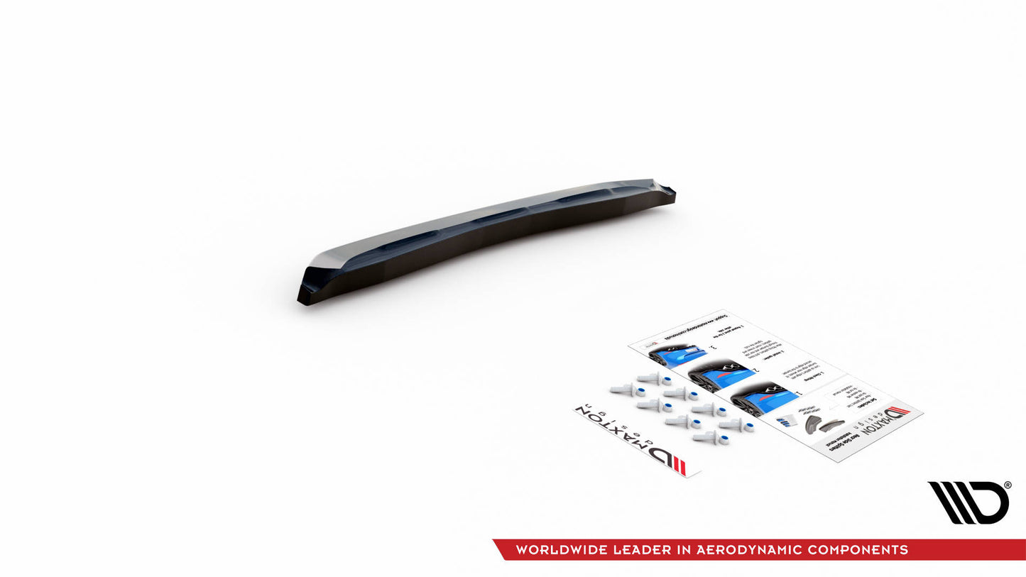 Mittlerer Diffusor Heck Ansatz für Ford Escape ST-Line Mk3 schwarz Hochglanz