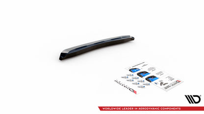 Mittlerer Diffusor Heck Ansatz für Ford Escape ST-Line Mk3 schwarz Hochglanz