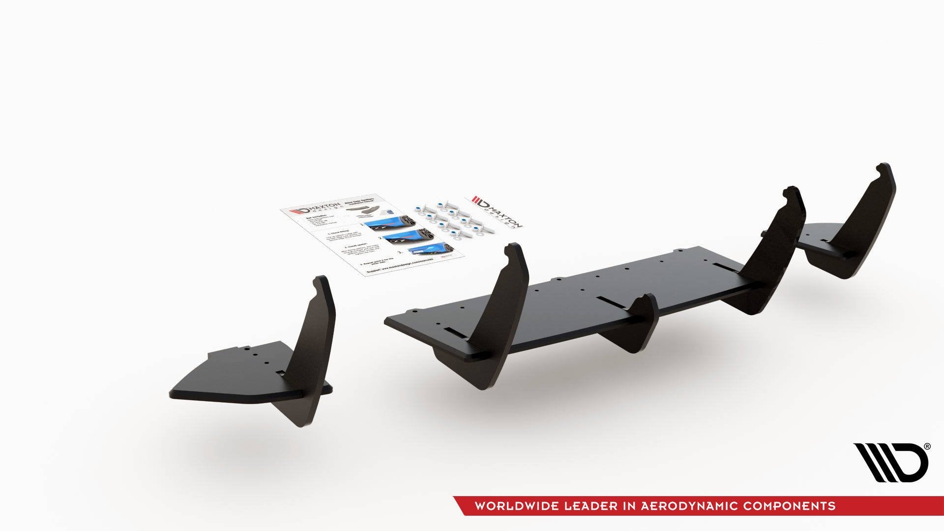 Robuste Racing Heckschürze für Ford Focus RS Mk3