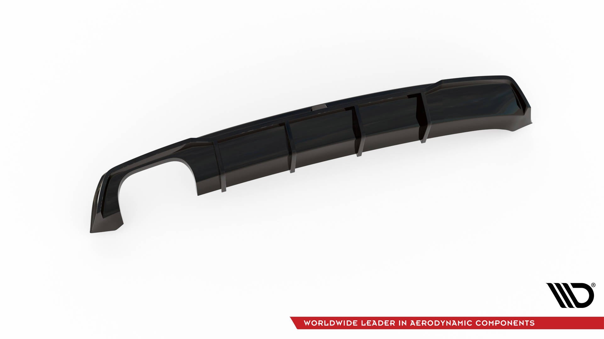 Diffusor Heck Ansatz für Seat Leon FR Sportstourer Mk3 schwarz matt