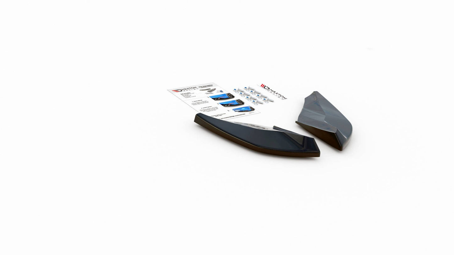 Heck Ansatz Flaps Diffusor für Cupra Ateca Carbon Look