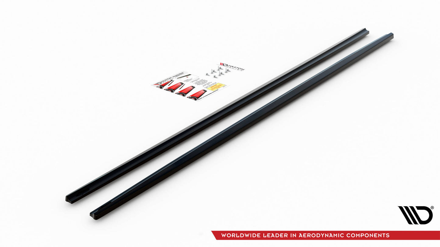 Seitenschweller Ansatz für BMW 1er F20 Carbon Look