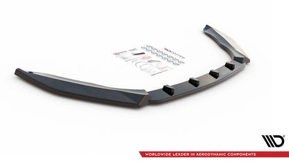 Front Ansatz V.3 für Skoda Octavia RS Mk3 schwarz Hochglanz