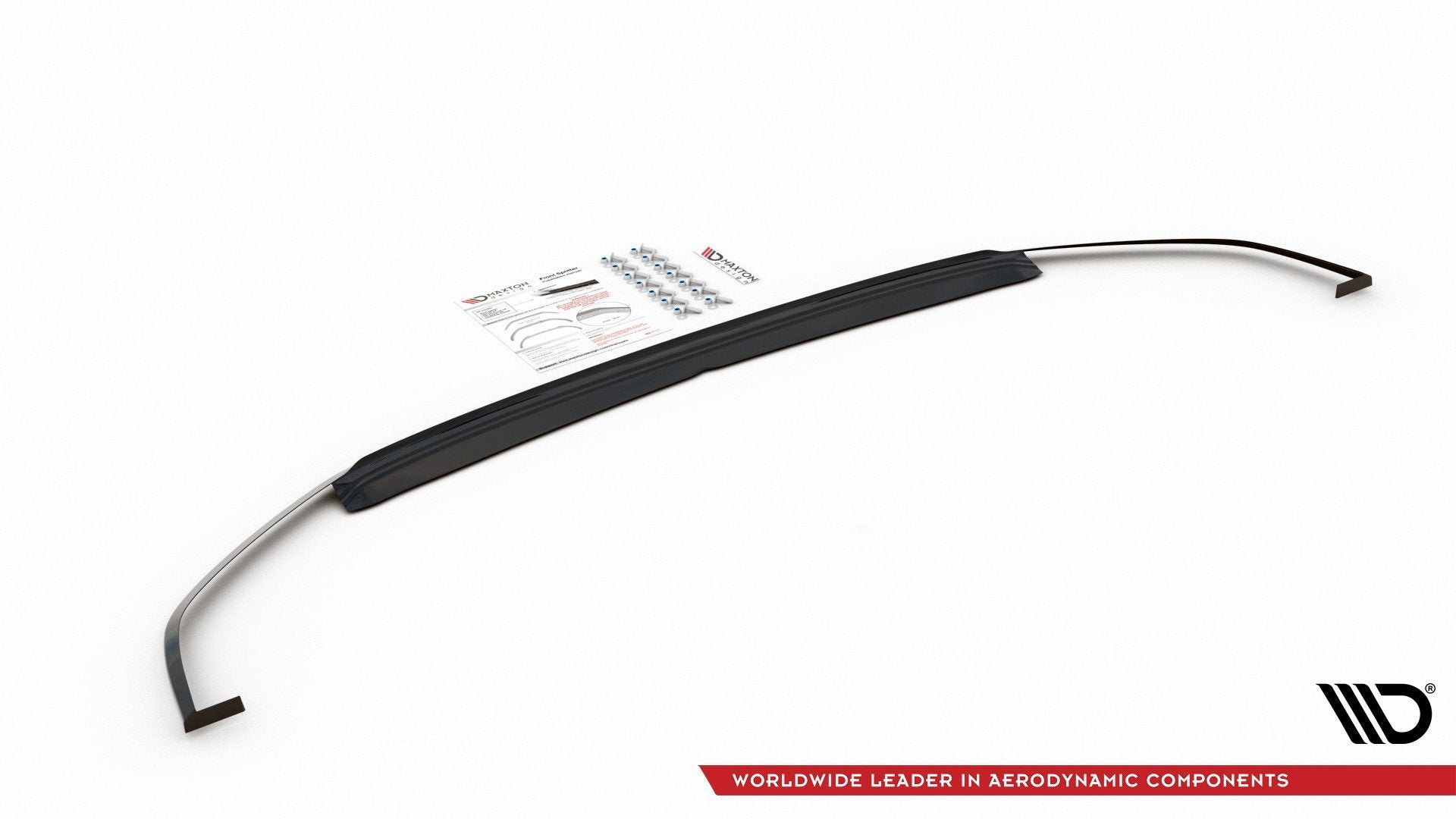 Front Ansatz V.3 für VW Polo GTI Mk6 schwarz Hochglanz