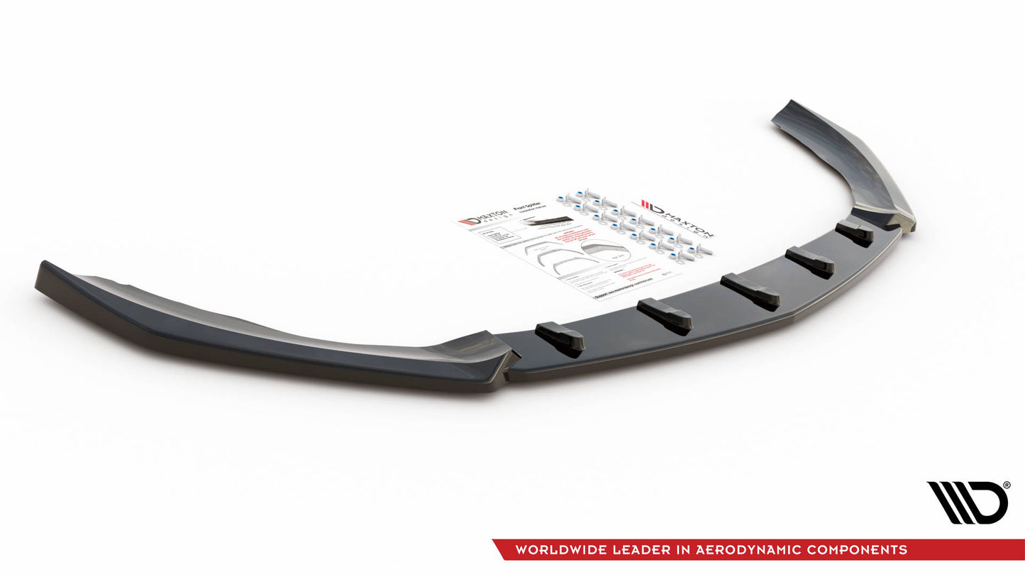 Front Ansatz V.4 für Mercedes A35 AMG / AMG-Line W177  Carbon Look