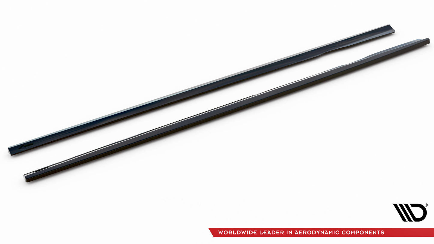 Seitenschweller Ansatz für Mercedes-Benz E AMG-Line W213 Facelift Carbon Look