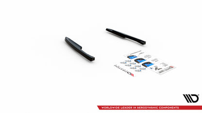 Heck Ansatz Flaps Diffusor für Volkswagen Touareg R-line Mk3 Carbon Look
