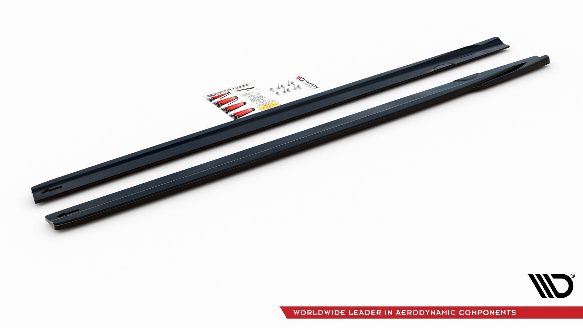 Seitenschweller Ansatz für V.2 für  Mercedes A35 AMG / AMG-Line W177  schwarz Hochglanz