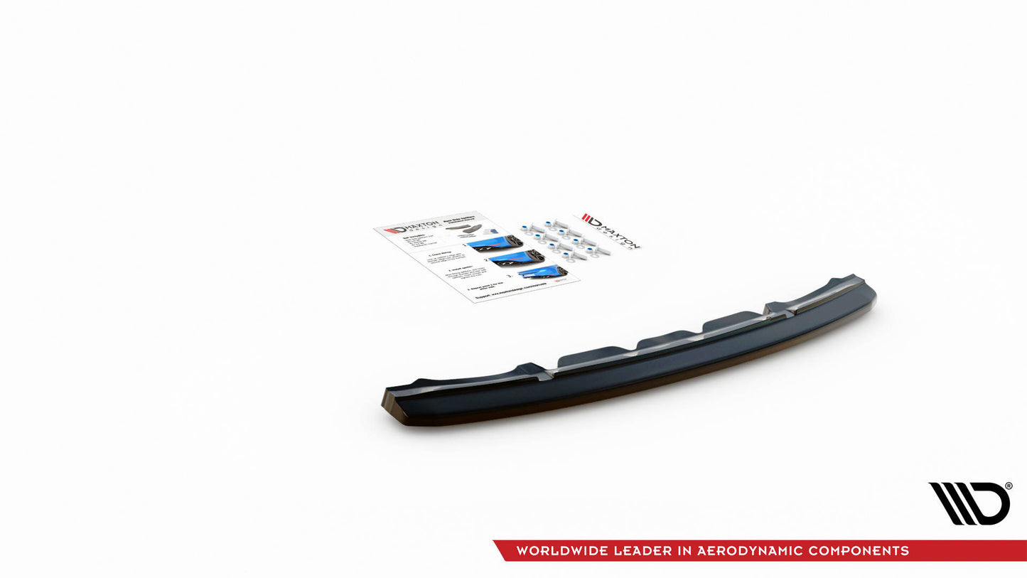 Mittlerer Diffusor Heck Ansatz für BMW Z4 M-Paket G29 schwarz Hochglanz
