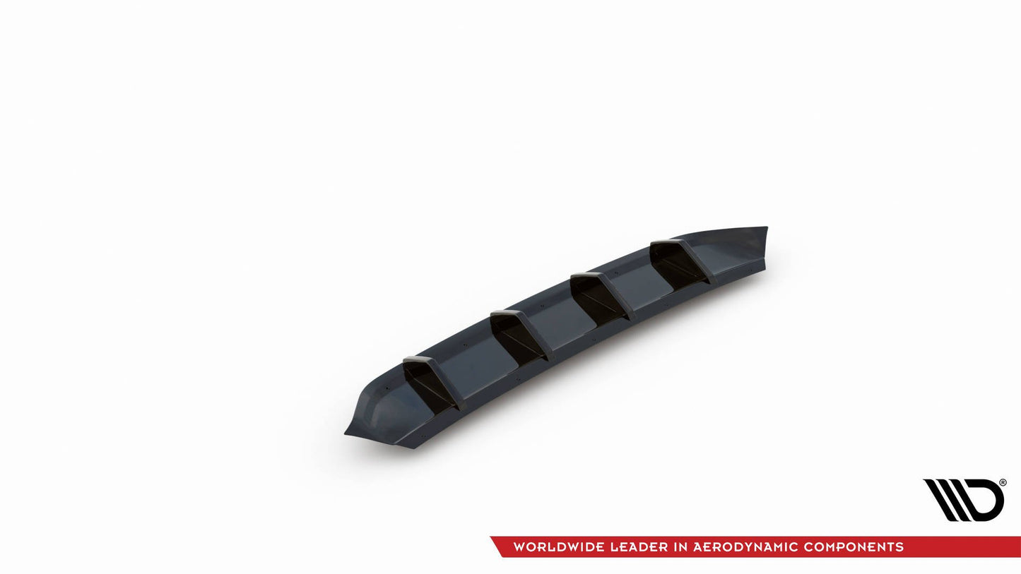 Diffusor Heck Ansatz für Volkswagen Arteon R-Line Facelift Carbon Look