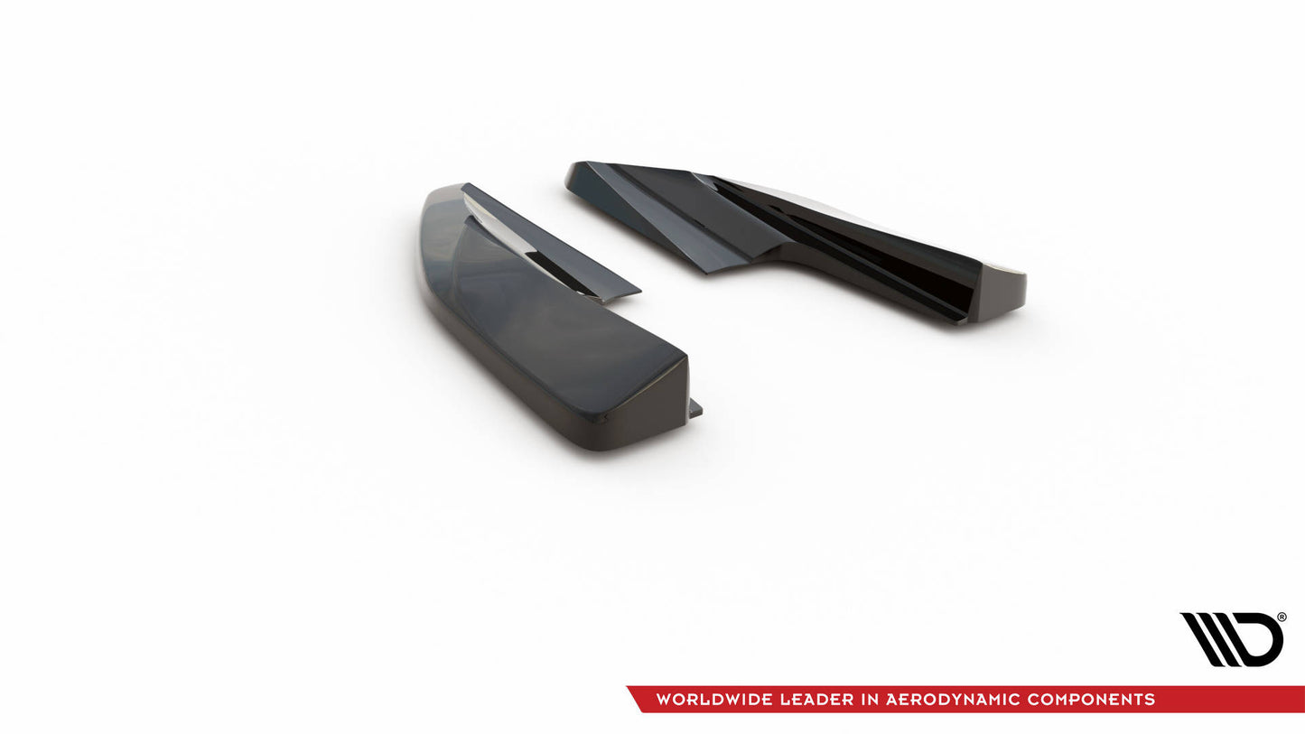 Heck Ansatz Flaps Diffusor V.1 für Audi e-Tron GT / RS GT Mk1 Carbon Look