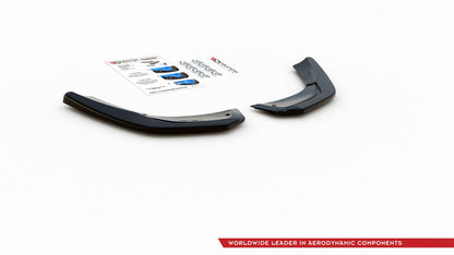 Heck Ansatz Flaps Diffusor für Mercedes A35 AMG Hatchback W177  schwarz matt
