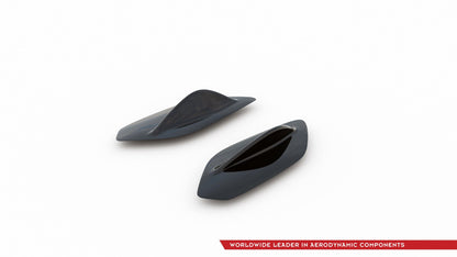 Spoiler Seitenerweiterungen Mercedes A35 AMG  Hatchback W177  schwarz matt