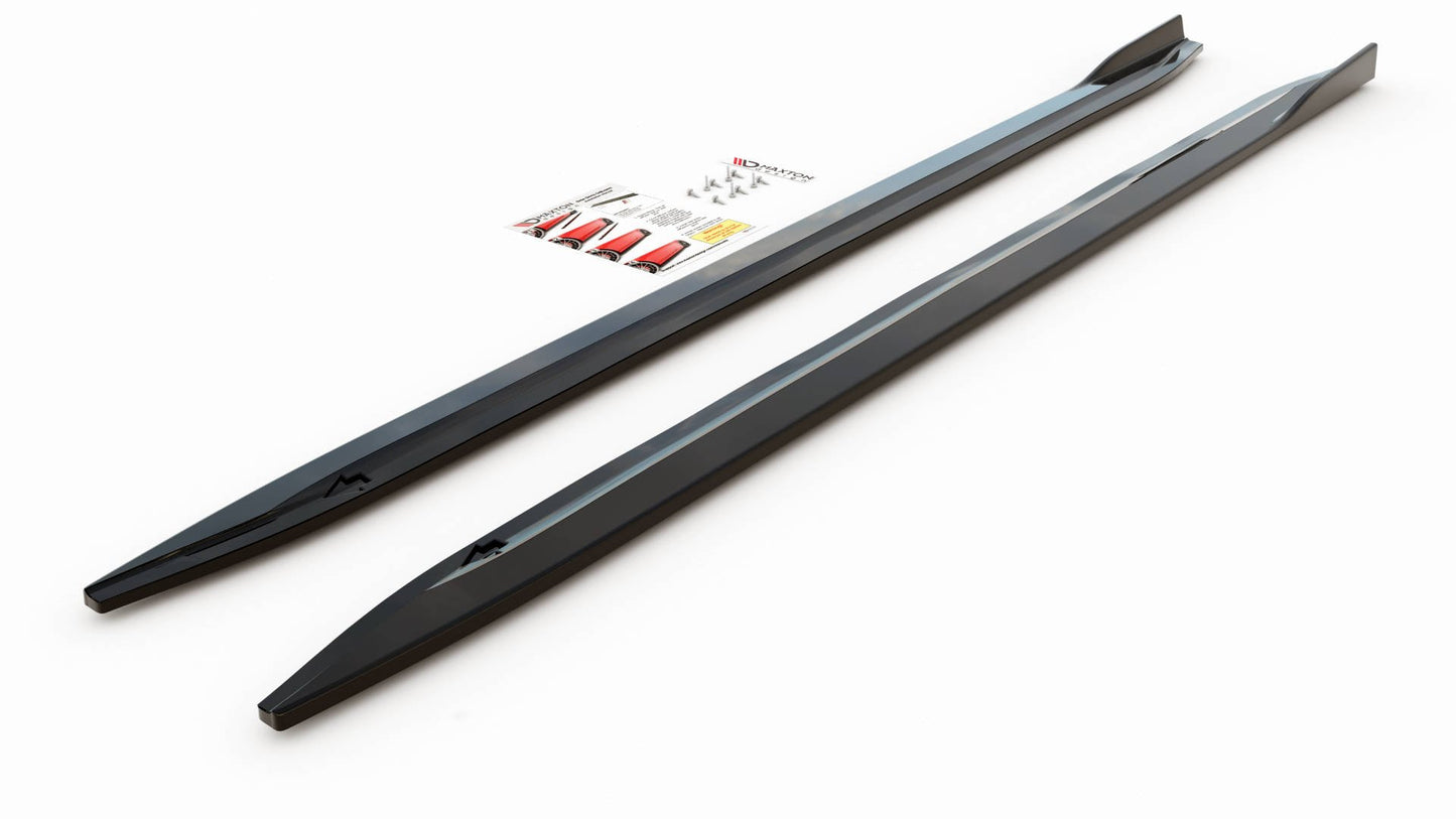 Seitenschweller Ansatz für V.1 für BMW M4 G82 schwarz matt
