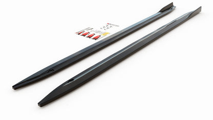 Seitenschweller Ansatz für V.1 für BMW M4 G82 schwarz matt