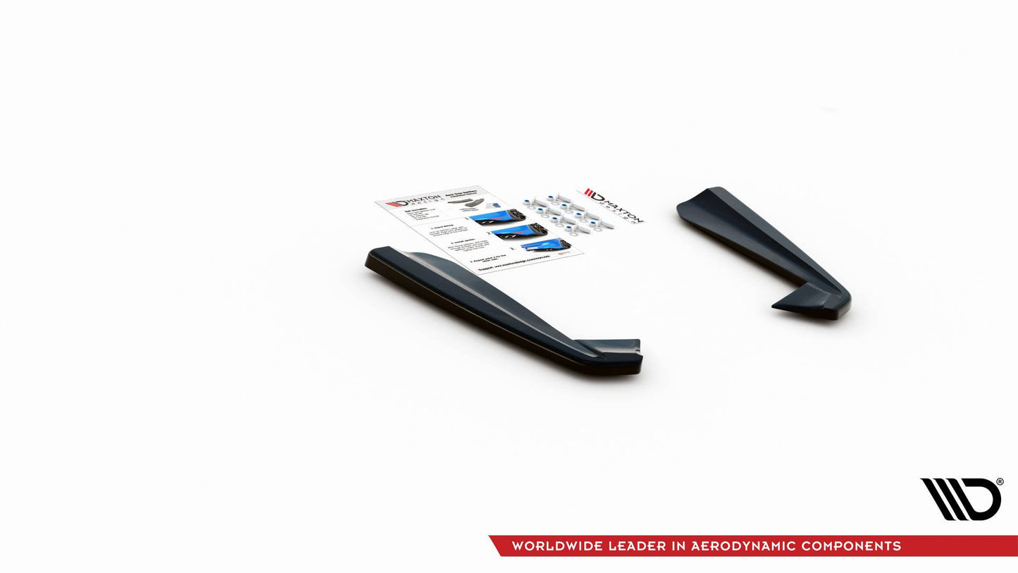 Heck Ansatz Flaps Diffusor für Mercedes-AMG GLE Coupe C167 schwarz matt