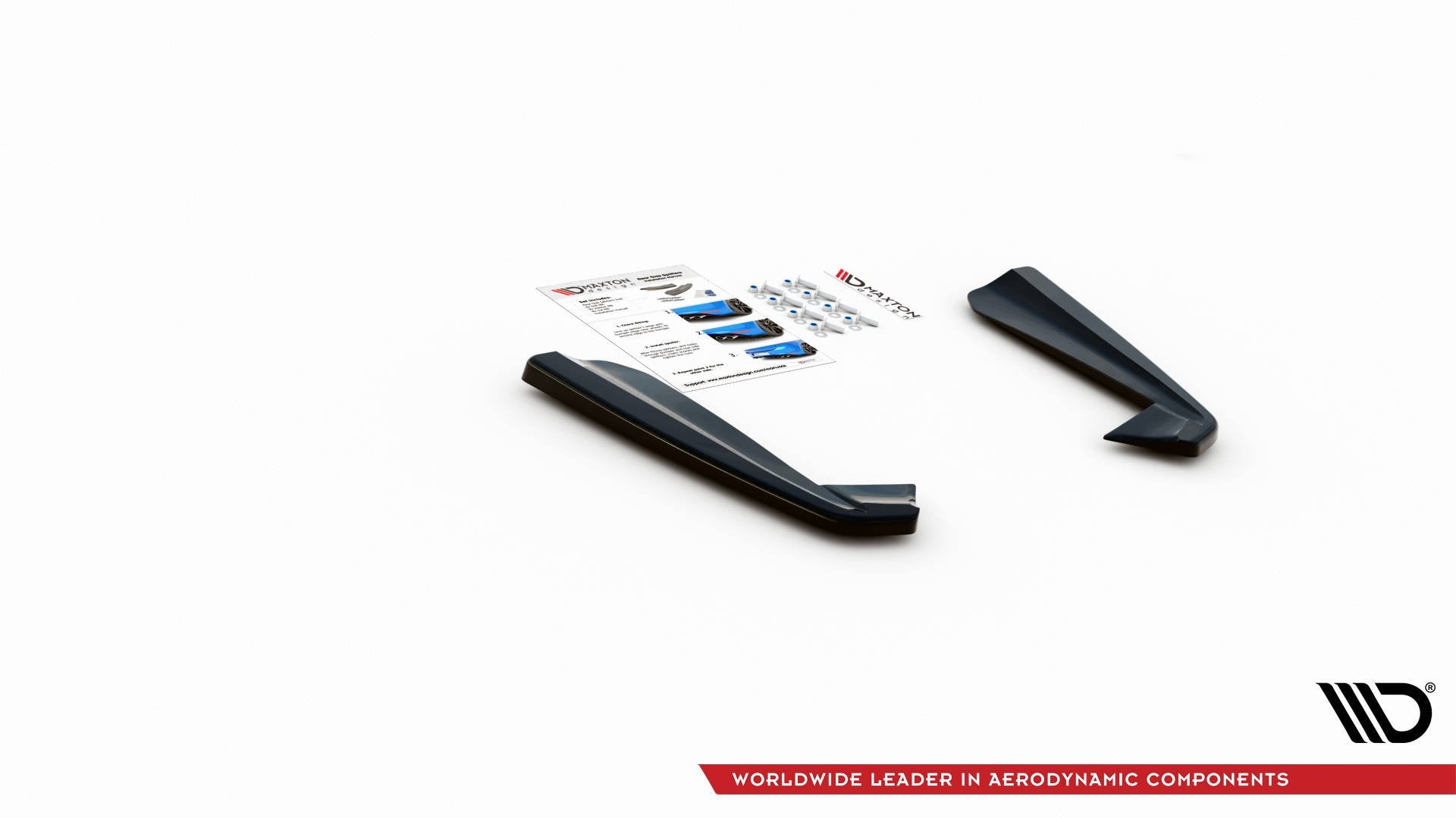 Heck Ansatz Flaps Diffusor für Mercedes-AMG GLE Coupe C167 schwarz matt