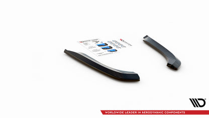 Heck Ansatz Flaps Diffusor für Seat Exeo schwarz matt