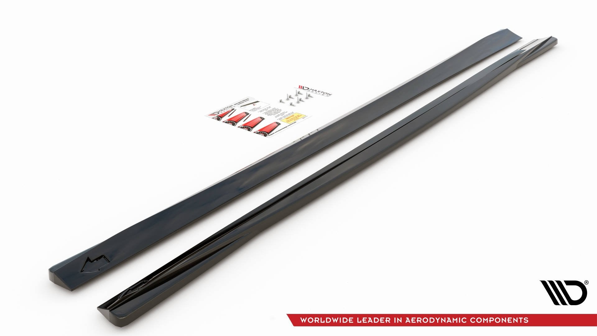 Seitenschweller Ansatz für Volvo V90 Mk2 schwarz matt