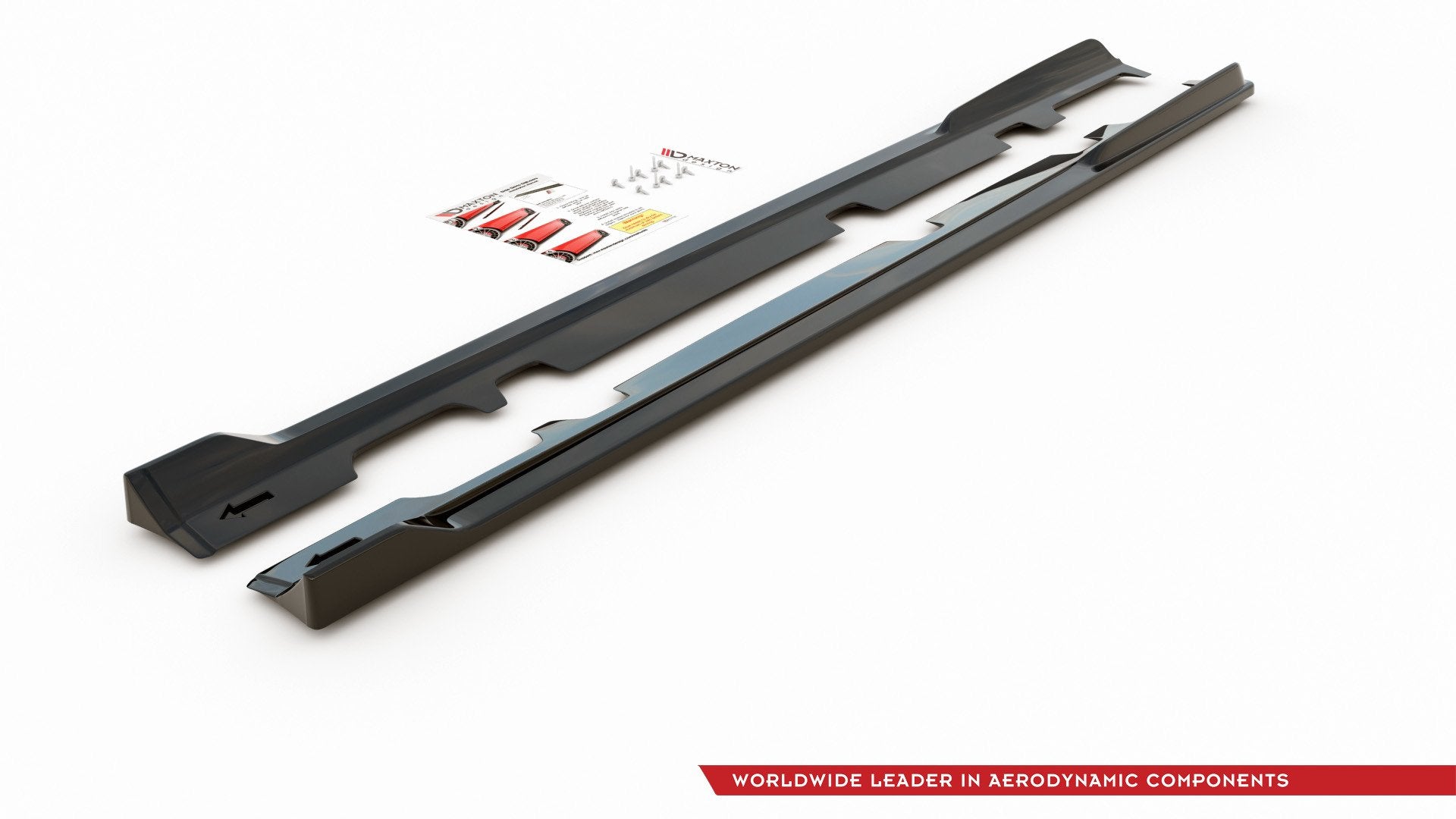 Seitenschweller Ansatz für V.3 für Ford Fiesta Mk8 ST / ST-Line schwarz matt